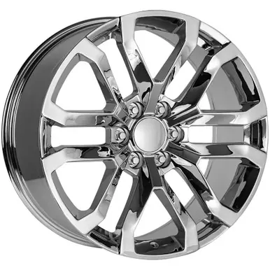 Factory Reproductions FR95 Denali 20x9 6x5.5" +28mm Chrome Wheel Rim 20" Inch 95090286501 Genuine