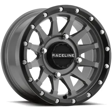 Raceline UTV A95SG Trophy 15x7 4x137 +10mm Gunmetal Wheel Rim 15" Inch A95SG-57037+10 Sale