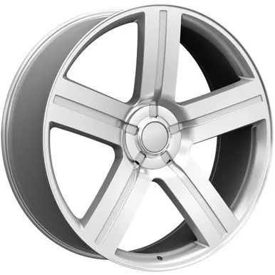 Replica FR37 Texas Edition 24x10 6x5.5" +31mm Silver/Machined Wheel Rim 24" Inch 37410316509 Exclusive