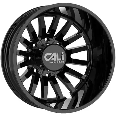 Same Day Shipping Cali 9110D Summit Dually Rear 20x8.25 8x200 Gloss Black Wheel Rim 20" Inch 9110D-2877GBR232