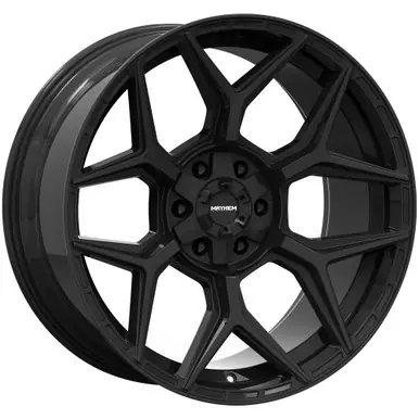 Hassle-Free Returns Mayhem 8119 Vanquish 22x10 6x135/6x5.5" -19mm Gloss Black Wheel Rim 22" Inch 8119-22137GB