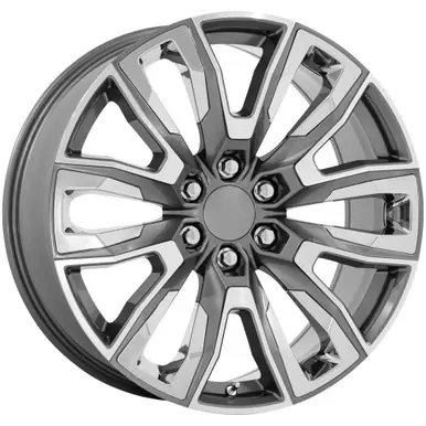 In Demand Performance Replicas PR225 22x9 6x5.5" +28mm Gunmetal Wheel Rim 22" Inch PR225AP22906128