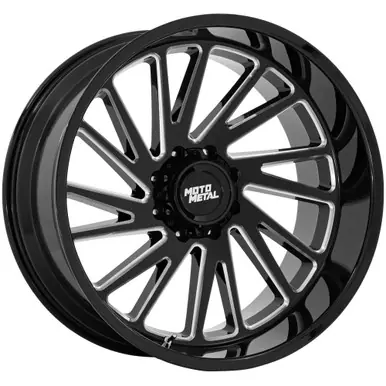 Moto Metal MO811 Combat 22x10 6x135 -18mm Black/Milled Wheel Rim 22" Inch MO811BE22106318N Luxury