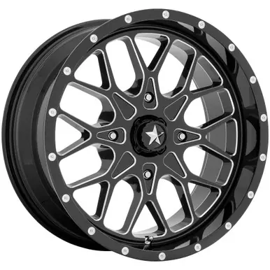 Trending MSA Offroad M45 Portal 15x7 4x156 +10mm Black/Machined Wheel Rim 15" Inch M45-05756
