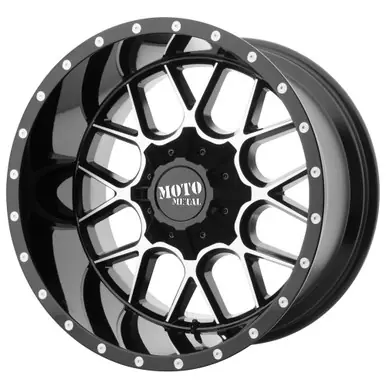 Exclusive Moto Metal MO986 Siege 20x9 6x135/6x5.5" +0mm Black/Machined Wheel Rim 20" Inch MO98629067300