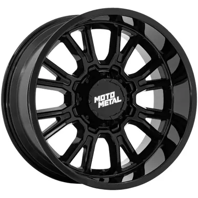 Moto Metal MO810 Legacy 20x10 8x6.5" -18mm Gloss Black Wheel Rim 20" Inch MO810BX20108018N Instant Buy