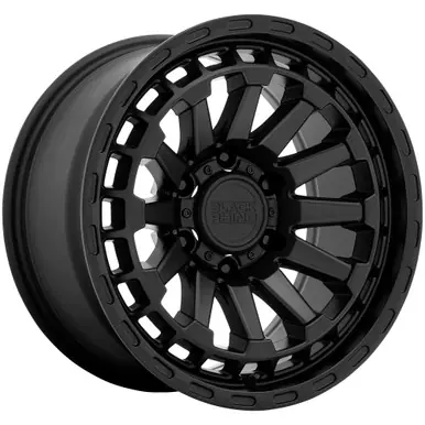 Black Rhino Raid 17x8.5 6x5.5" -18mm Matte Black Wheel Rim 17" Inch 1785RAD-86140M12 Same Day Shipping