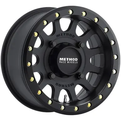 Bargain Method UTV MR401 Beadlock 15x7 4x156 +13mm Matte Black Wheel Rim 15" Inch MR40157046543B