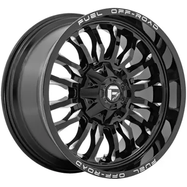 Fuel D795 Arc 22x10 6x135/6x5.5" -18mm Black/Milled Wheel Rim 22" Inch D79522009847 Low Price