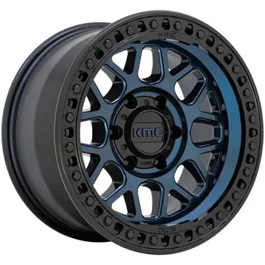Reduced Price KMC KM549 GRS 17x9 5x5" +18mm Blue Wheel Rim 17" Inch KM54979050918
