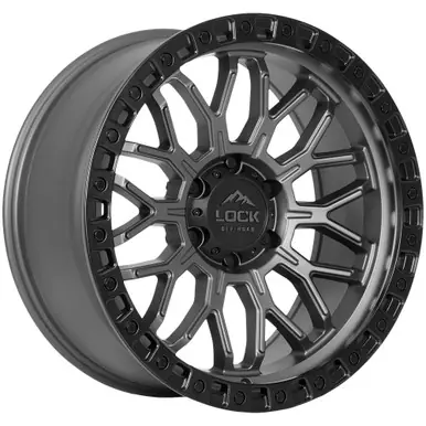 Lock Off-Road Combat 20x10 6x135 -18mm Gunmetal Wheel Rim 20" Inch COMBAT-2163MGMBR Buy Today