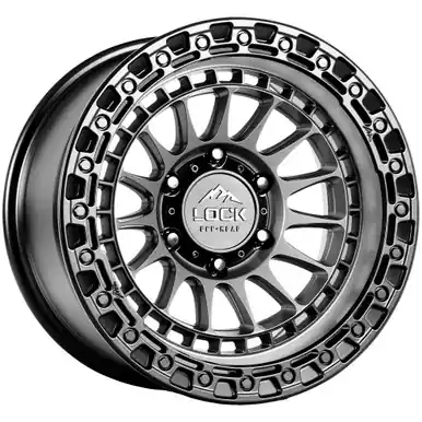 One Day Deal Lock Off-Road Mojave 17x8.5 6x135 +25mm Gunmetal Wheel Rim 17" Inch MOJAVE-78563MGMBR