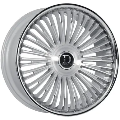Dolce Luxury Razzo 22x9.5 6x135/6x5.5" +35mm Brushed/SSL Wheel Rim 22" Inch RAZZO-229536GSBF Genuine