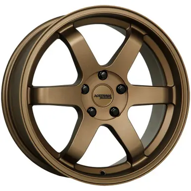 Katana Racing KR08 17x7.5 5x4.5" +40mm Bronze Wheel Rim 17" Inch KR08-177554MR Free Returns