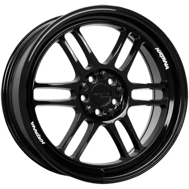 Katana Racing KR02 18x8 5x100/5x4.5" +40mm Gloss Black Wheel Rim 18" Inch KR02-188005GB Seasonal Sale