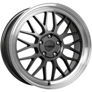Katana Racing KR06 18x8 5x100 +40mm Gunmetal Wheel Rim 18" Inch KR06-188050GML Best Price