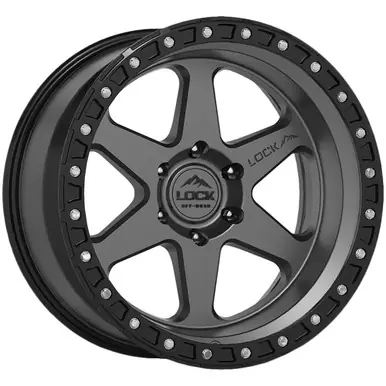 Last Chance Lock Off-Road Olympus 20x9 5x5" +0mm Gunmetal Wheel Rim 20" Inch OLYMPUS-2957MGMBR