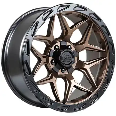 Buy Today Lock Off-Road Matrix 22x10 5x5"/5x5.5" -18mm Bronze Wheel Rim 22" Inch MATRIX-221021MRMBR