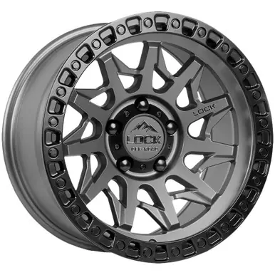 Lock Off-Road Lunatic 20x10 6x5.5" -18mm Gunmetal Wheel Rim 20" Inch LUNATIC-2169MGMBR Discount