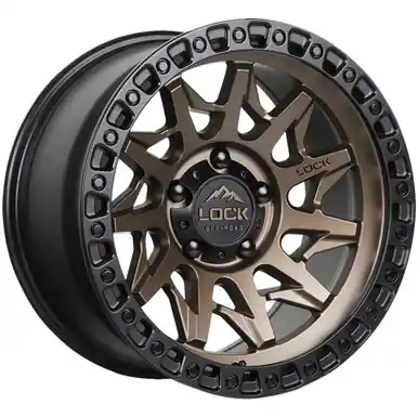 Lock Off-Road Lunatic 20x9 6x135 +0mm Bronze Wheel Rim 20" Inch LUNATIC-2963MRMBR Weekend Sale