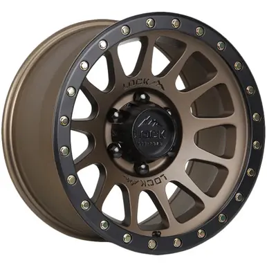 Lock Off-Road Yosemite 20x10 8x170 -18mm Bronze Wheel Rim 20" Inch YOSEMITE-2187MRMBR Deal
