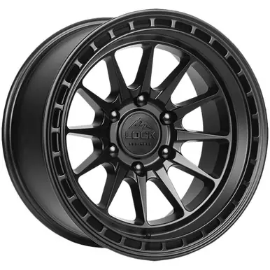 Viral Lock Off-Road Baja 17x9 5x5" +0mm Matte Black Wheel Rim 17" Inch BAJA-7957MB