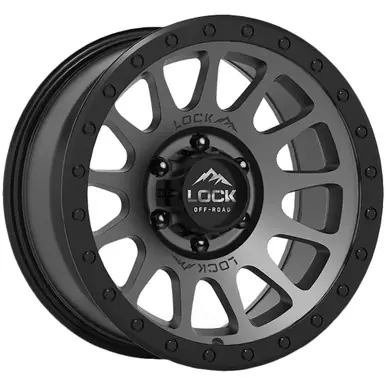 Lock Off-Road Yosemite 20x9 6x5.5" +18mm Gunmetal Wheel Rim 20" Inch YOSEMITE-2969MGMBR Free Returns