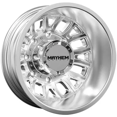 Mayhem Cogent Dually Rear 17x6.5 8x6.5" -142mm Polished Wheel Rim 17" Inch 8107D-7681RP Hassle-Free Returns