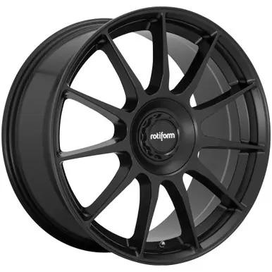 Wholesale Rotiform R168 DTM 17x8 5x100/5x112 +40mm Satin Black Wheel Rim 17" Inch R1681780F3+40