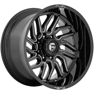 Fuel D807 Hurricane 22x12 8x170 -44mm Black/Milled Wheel Rim 22" Inch D80722201747 Buy Direct