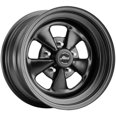 Allied 65B Super Spoke 14x7 5x4.5"/5x4.75" +3mm Matte Black Wheel Rim 14" Inch 65B-47005 Last Chance