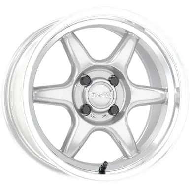 Kansei K11H Tandem 15 15x7 4x4.5" +0mm Silver Wheel Rim 15" Inch K11H-157014-00 Holiday Sale