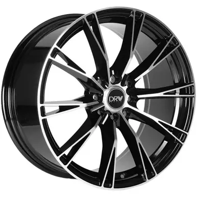DRW D23 18x8 5x110/5x4.5" +38mm Black/Machined Wheel Rim 18" Inch D23-188010H1103873BMF Limited Offer