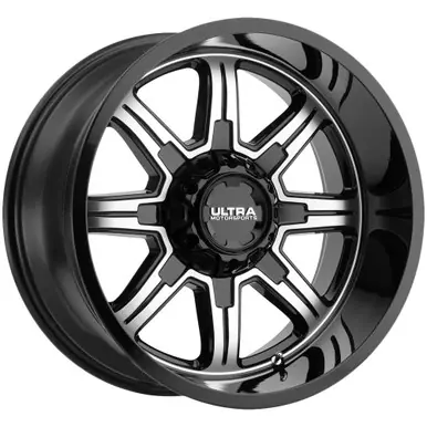 Hot Picks Ultra 229 Menace 16x8 5x135/5x5.5" +10mm Black/Machined Wheel Rim 16" Inch 229-6851U+10