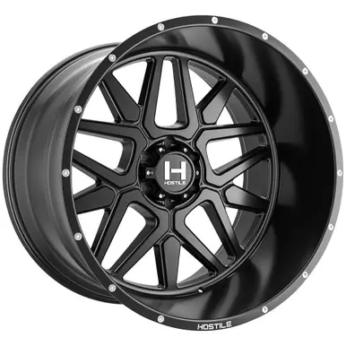 Next Day Delivery Hostile H128 Diablo 20x12 6x5.5" -44mm Satin Black Wheel Rim 20" Inch H128-2012655047BB