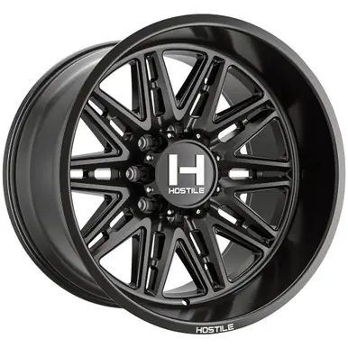 Hostile H126 Maniac 22x12 8x170 -44mm Satin Black Wheel Rim 22" Inch H126-2212817047BB Price Drop