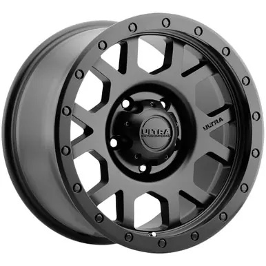 Ultra 113 The Boss 17x9 5x5" +1mm Satin Black Wheel Rim 17" Inch 113-7973SB+01 Handmade