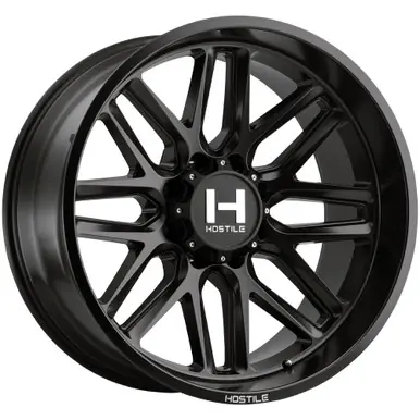 Hostile H120 Vulcan 20x10 6x135 -19mm Satin Black Wheel Rim 20" Inch H120-2010613547BB Special Offer