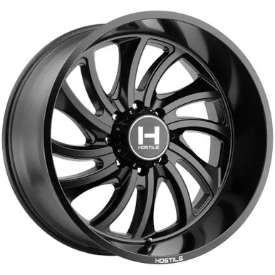 Hostile H118 Demon 20x12 8x170 -44mm Satin Black Wheel Rim 20" Inch H118-2012817047BB Fan Favorite