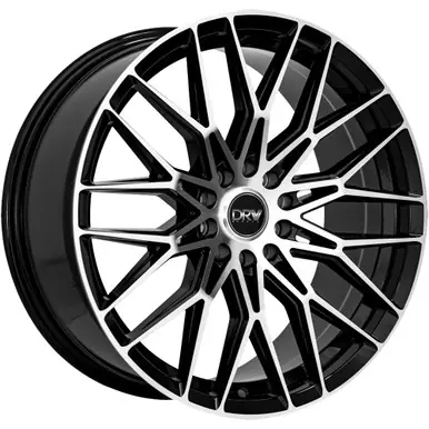 DRW D21 18x8 5x105/5x4.5" +38mm Black/Machined Wheel Rim 18" Inch D21-188010H1053873BMF Original