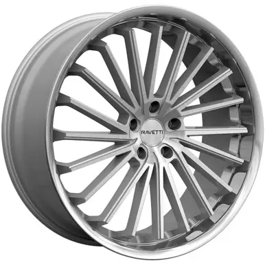 Ravetti M14 20x10 5x112 +40mm Brushed/SSL Wheel Rim 20" Inch RAV-M14-2174SBR Discount
