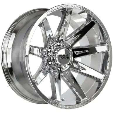 Off-Road Monster M25 20x10 5x5" -19mm Chrome Wheel Rim 20" Inch M250527N19C Price Drop
