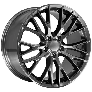 OE Wheels CV22B 19x10 5x4.75" +79mm Gunmetal Wheel Rim 19" Inch CV22B-19100-5475-79G New Release