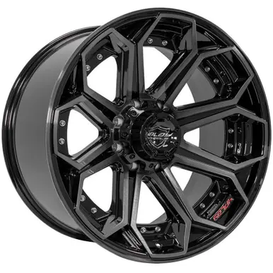 Next Day Delivery 4Play Gen2 4P80R 22x12 8x180 -44mm Black/Tint Wheel Rim 22" Inch 4P80R-22120-8180-44BBT