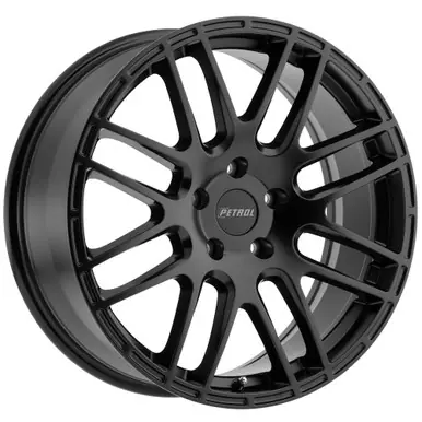 Get Yours Petrol P6A 17x7.5 4x100 +40mm Matte Black Wheel Rim 17" Inch 1775P6A404100M72