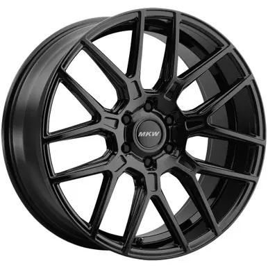 MKW M142 22x9.5 6x5.5" +20mm Gloss Black Wheel Rim 22" Inch M142-2295655020GA Exclusive