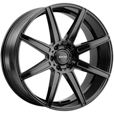 Exclusive Offer MKW M141 24x10 6x135 +30mm Gloss Black Wheel Rim 24" Inch M141-2410613530GA