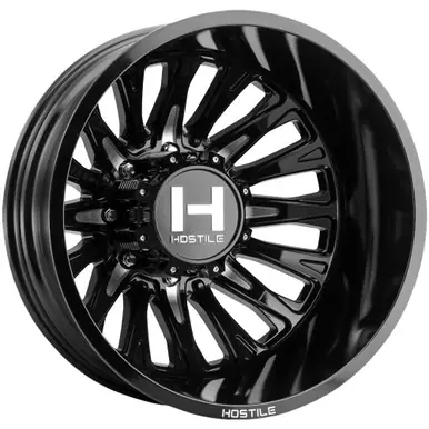 Latest Hostile H404 Ghost Dually Rear 20x8.25 8x210 Black/Milled Wheel Rim 20" Inch H404-20828210-201GB