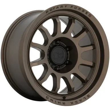 Black Rhino Rapid 17x8.5 6x5.5" +0mm Bronze Wheel Rim 17" Inch 1785RPD006140Z12A Direct From Manufacturer
