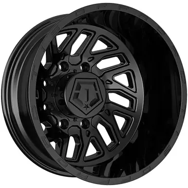 Premium TIS 544B Dually Rear 17x6.5 8x200 -140mm Gloss Black Wheel Rim 17" Inch 544B-76592ROS